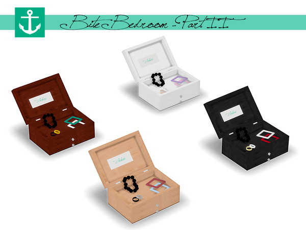 Sims 4 — Bite Bedroom - Jewelry Box by zarkus — Bite Bedroom - Jewelry Box 4 colors