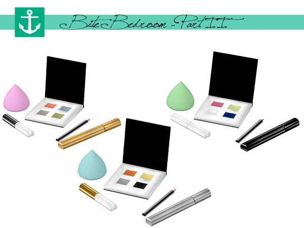 Sims 4 — Bite Bedroom - Make Up by zarkus — Bite Bedroom - Make Up 3 colors