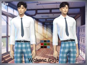 Sims 4 — Wakana Gojo by Garfiel — - 9 colours - Everyday, party, formal - Base game compatible - HQ compatible - Inspired