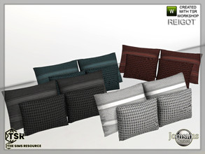 Sims 4 — Reigot bedroom cushions by jomsims — Reigot bedroom cushions