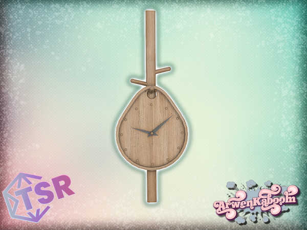 Sims 4 — Halley - Clock by ArwenKaboom — Base game object in multiple recolors. You can find all items by searching