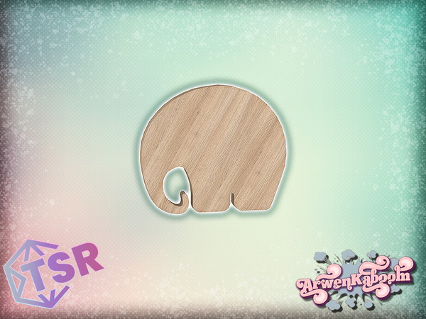 Sims 4 — Halley - Elephant by ArwenKaboom — Base game object in multiple recolors. You can find all items by searching