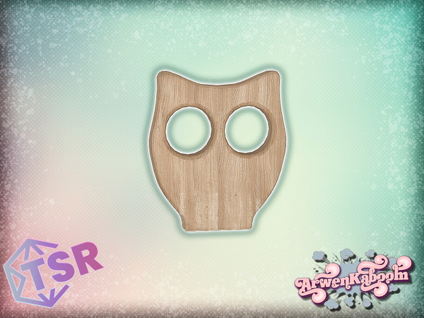 Sims 4 — Halley - Owl by ArwenKaboom — Base game object in multiple recolors. You can find all items by searching