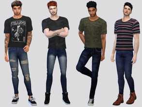 Sims 4 — Just Tee Shirts by McLayneSims — TSR EXCLUSIVE Standalone item 8 Swatches MESH by Me NO RECOLORING Please don't