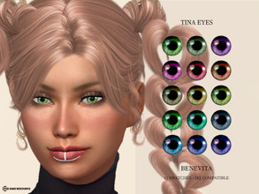 Sims 4 — Tina Eyes [HQ] by Benevita — Tina Eyes HQ Mod Compatible 15 Swatches I hope you like! :)