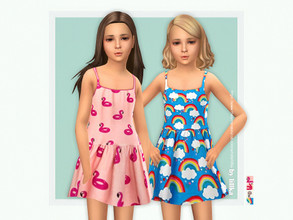 Sims 4 — Felizitas Dress by lillka — Felizitas Dress 4 swatches Base game compatible Custom thumbnail