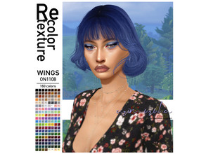Sims 4 — [arimuruha] RETEXTURE WINGS ON1108 by Arimuruha — This version is nonHq and only with naturals + gray colors