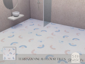 Sims 4 — Terrazzo Inlay Floor 4 by 5th_Season — Terrazzo Inlay Floor Tiles 5SF004