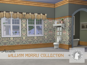 Sims 4 — Annette ~ The William Morris Collection by LotsaLlamas — Your Sims will fall in love with the warmth of these