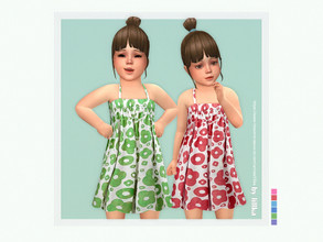 Sims 4 — Neele Dress by lillka — Neele Dress 6 swatches Base game compatible Custom thumbnail