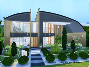 Sims 4 — Modern Luxury House 53 - No CC by jolanta2 — This house will be a wonderful place for your Sim family. Includes: