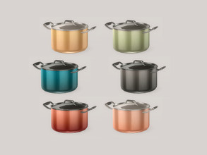 Sims 4 — Kitchen Jacey Cookware by ung999 — Kitchen Jacey Cookware Color options : 6 Located at : Decor / clutter