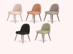 Sims 4 — Kitchen Jacey Dining Chair by ung999 — Kitchen Jacey Dining Chair Color Options : 5