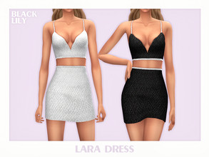 Sims 4 — Lara Dress by Black_Lily — YA/A/Teen 2 Swatches New item