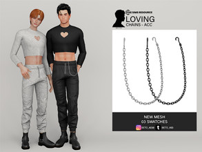 Sims 4 — Loving (Chains ACC) by Beto_ae0 — ACC chains for pants, hope you like it - 06 Color - It is located in the