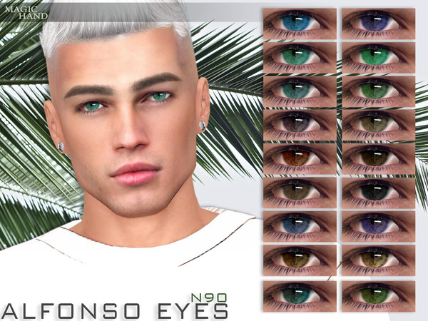Sims 4 — [Patreon] Alfonso Eyes N90 by MagicHand — Lenses in 18 colors - HQ Compatible. Preview - CAS thumbnail Pictures