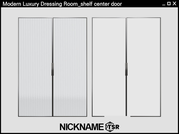 Sims 4 — Modern Luxury Dressing Room_shelf center_door by NICKNAME_sims4 — Modern Luxury Dressing Room Part 1 14 package