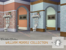 Sims 4 — Bachelor's Button ~ The William Morris Collection by LotsaLlamas — Fall in love with the simplicity of this