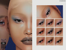Sims 4 — Eyeshadow | N63 by cosimetic — - Female. ( Teen to elder ) - 10swatches - You can find it in the makeup