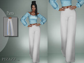 Sims 4 — Flair Leg Pants by pizazz — Flair Leg Pants for your Sims 4 games. . Make it your own style! The pants that go