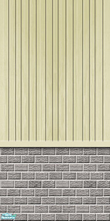 Sims 2 — Studio K BR04VWS - Vanilla by StudioKhagerks — Part of the Brick 04 & Vertical Wood Siding series. 20