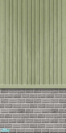 Sims 2 — Studio K BR04VWS - Sagebrush by StudioKhagerks — Part of the Brick 04 & Vertical Wood Siding series. 20