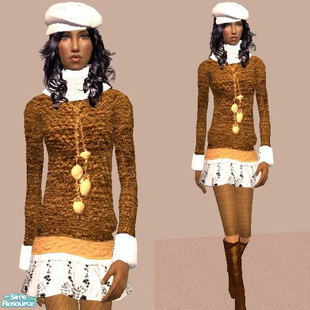Sims 2 — S2S Outfit - Individual Item by sims2sisters — Recolor of Peggy's mesh peggybodymesh0028