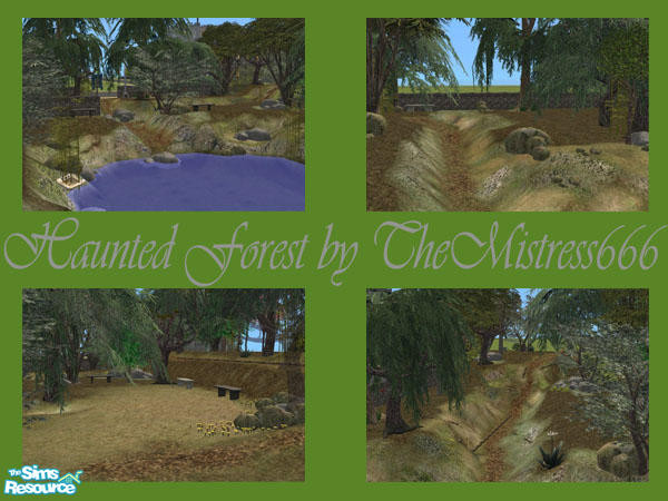 Sims 2 — The Haunted Forest by TheMistress666 — A sprawling outdoor park to stroll in and bring your new Pets to