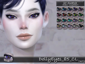 Sims 4 — DollyEyes_85_CL by tatygagg — New Fantasy Eyes for your sims. - Female, Male - Human, Alien - Toddler to Elder -