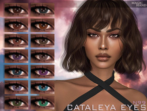 Sims 4 — Cataleya Eyes N99 by MagicHand — Eyes with stars for males and females in 16 colors - HQ Compatible. Preview -