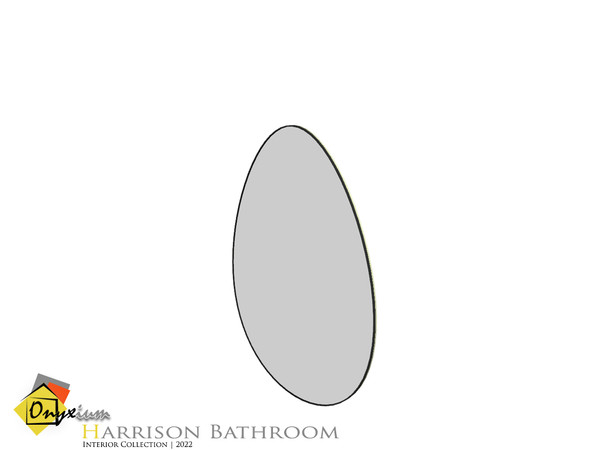 Sims 4 — Harrison Mirror by Onyxium — Onyxium@TSR Design Workshop Bathroom Collection | Belong To The 2022 Year
