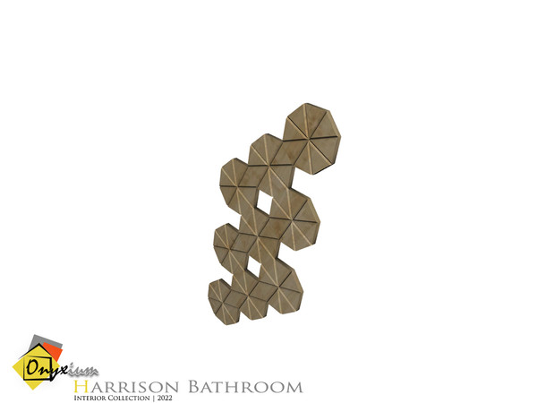 Sims 4 — Harrison Wall Decor by Onyxium — Onyxium@TSR Design Workshop Bathroom Collection | Belong To The 2022 Year