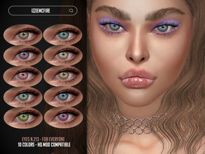 Sims 4 — Eyes N.213 by IzzieMcFire — - Stand alone item with thumbnail - 10 colors - All ages and genders - HQ texture -