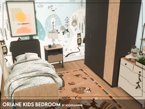 Sims 4 — Oriane Kids Bedroom (TSR only CC) by xogerardine — Cute kids bedroom.