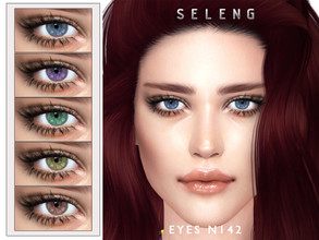 Sims 4 — Eyes N142 by Seleng — HQ compatible eyes with 15 colours. Allowed for all the ages. Enjoy!