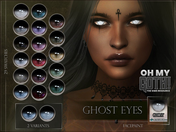 Sims 4 — Oh My Goth - Ghost Eyes by RemusSirion — Since TSR removed me from their Artist program on 30th of August 2024,