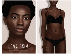 Sims 4 — [Patreon] Lena Skin  by thisisthem —  - HQ Compatible ; - 20 swatches , - Skin Details Category ; - Teen+ ; -