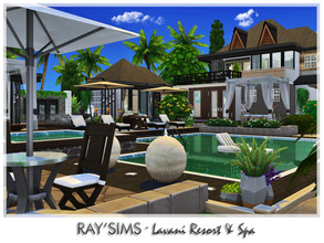 Sims 4 — Lavani Resort and Spa (Spa) by Ray_Sims — This Lot fully furnished and decorated, without custom content. Lot