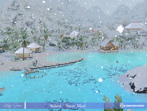 Sims 4 — Sulani Snow Mod by MSQSIMS — This mod makes it possible to have snow in Oasis Springs even if it is not