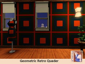 Sims 3 — ws Geometry Retro Quader by watersim44 — ws Geometry-Retro-Quader Selfmade new Pattern for your Sims. Kategory
