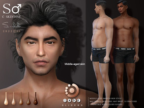 Sims 4 — Middle aged  male skintones by S-Club — Middle aged skintones, with 10 swatches, HQ + COLORS SLIDERS compatible,