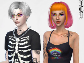 Sims 4 — Rainbow Eye Makeup by MaruChanBe2 — Cute makeup for the pride <3