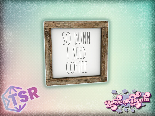 Sims 4 — Rae Of Sunshine - Picture Frame by ArwenKaboom — Base game object with multiple recolors. You can search all