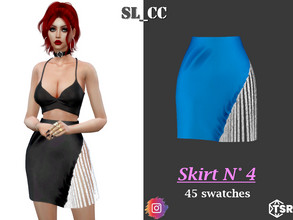 Sims 4 — Skirt 4 by SL_CCSIMS — -New mesh- -45 swatches- -Teen to elder- -All Maps- -All Lods- -HQ- -Catalog Thumbnail- 