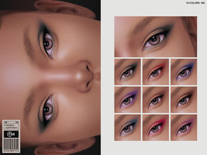 Sims 4 — Eyeshadow | N68 by cosimetic — - Female. ( Teen to elder ) - 10swatches - You can find it in the makeup