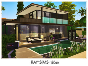Sims 4 — Blake by Ray_Sims — This house fully furnished and decorated, without custom content. This house has 2 bedroom