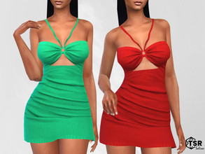 Sims 4 — Knitted Summer Dresses by saliwa — Knitted Summer Dresses 5 swatches