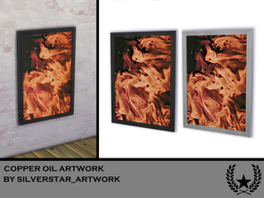 Sims 4 — Copper Oil Artwork by Silverstar_Artwork — Copper Oil Artwork by Silverstar_Artwork