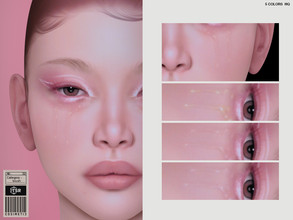 Sims 4 — Aesthetic Tears | Blush N32 by cosimetic — - 5 swatches - You can find it in the makeup category. - Custom