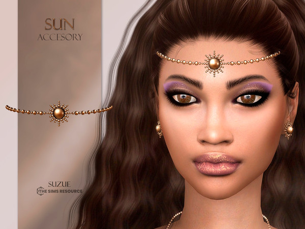 Sims 4 — Sun Accessory by Suzue — -New Mesh (Suzue) -6 Swatches -For Female and Male (Teen to Elder) -Hat Category -HQ